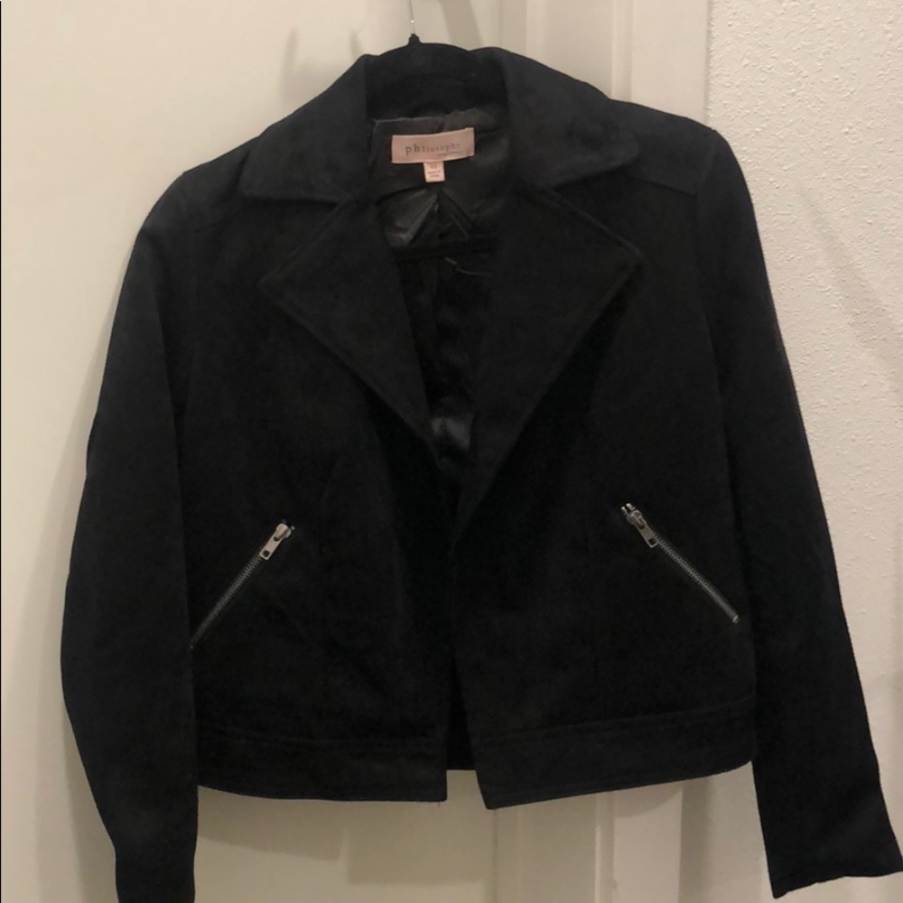 Philosphy faux leather jacket- New & never worn